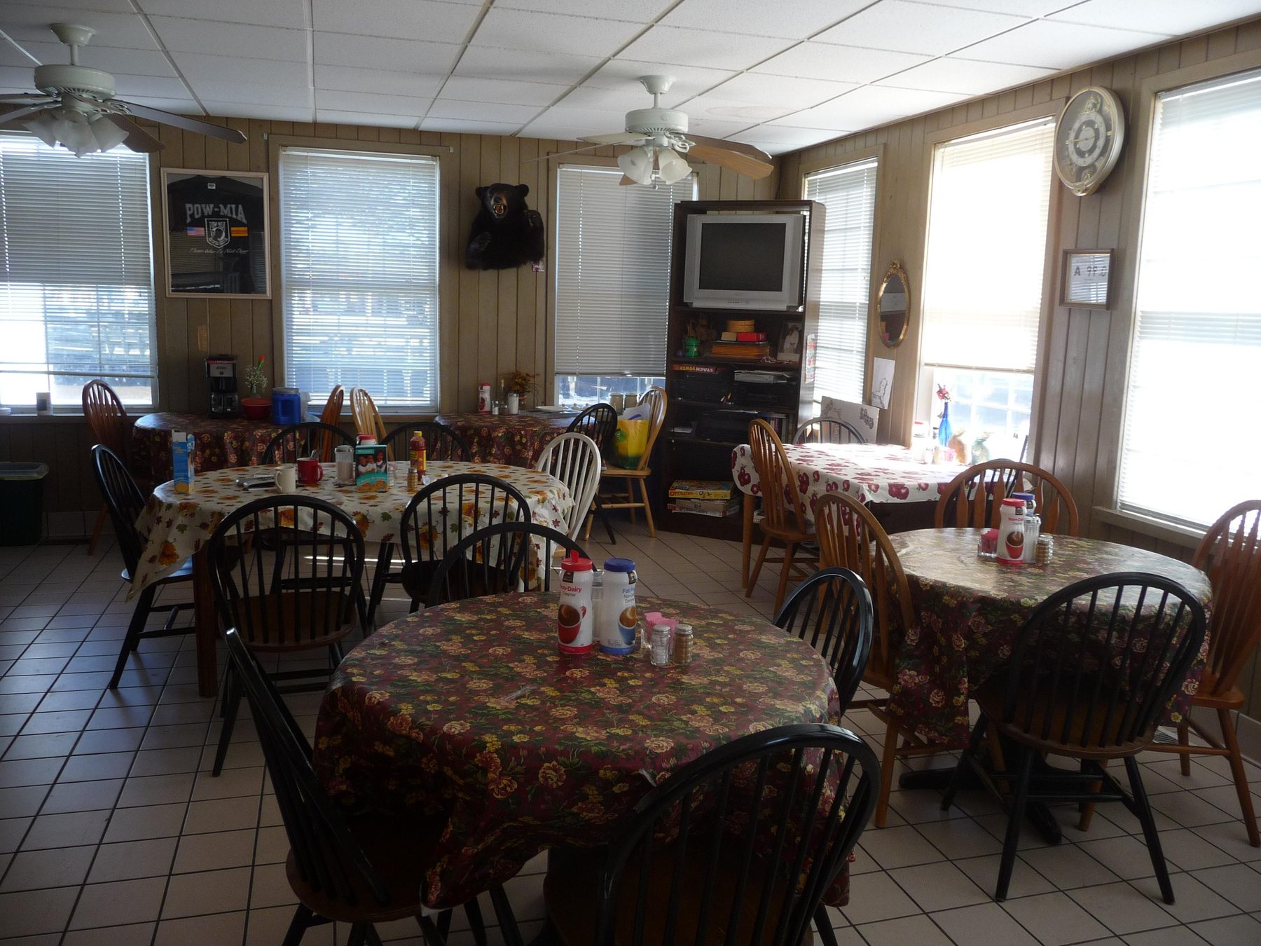 The breakfast and dining room at Hotel Engelhard