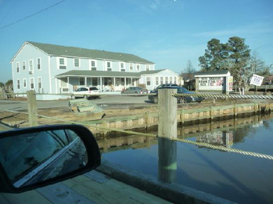 Hotel Engelhard, the only hotel in the fishing village of Engelhard, North Carolina